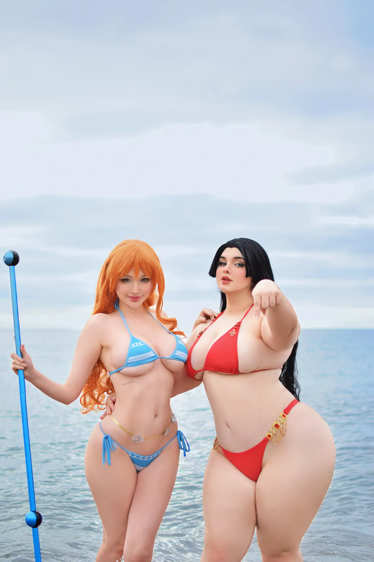 Hidori Rose &amp; Bunniemommy - Nami &amp; Boa Hancock-erohere5.webp